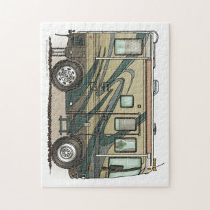 Puzzle Grand rv car Motorhome du profondément satisfait