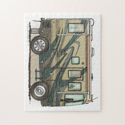 Puzzle Grand rv car Motorhome du profondément satisfait (Vertical)