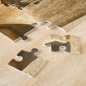 Puzzle Grand Sphinx de Gizeh avec la pyramide de Khafre - (Côté)