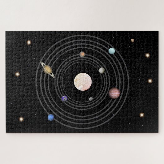 Puzzle Grand système solaire (Horizontal)