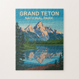 Puzzle Grand Teton National Park Paysage Art de Voyage