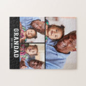 Puzzle Grandad Established Modern Bold 3 Photo (Horizontal)