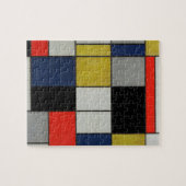 Puzzle Grande composition par Piet Mondrian (Horizontal)