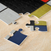 Puzzle Grande composition par Piet Mondrian (Côté)