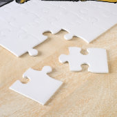 Puzzle Grande excavatrice jaune (Côté)