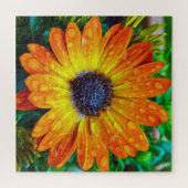 Puzzle Grande Fleur d'or près (Horizontal)