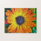 Puzzle Grande Fleur d'or près (Horizontal)