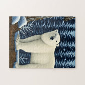 Puzzle Grande Ours Blanc Du Nord (Horizontal)