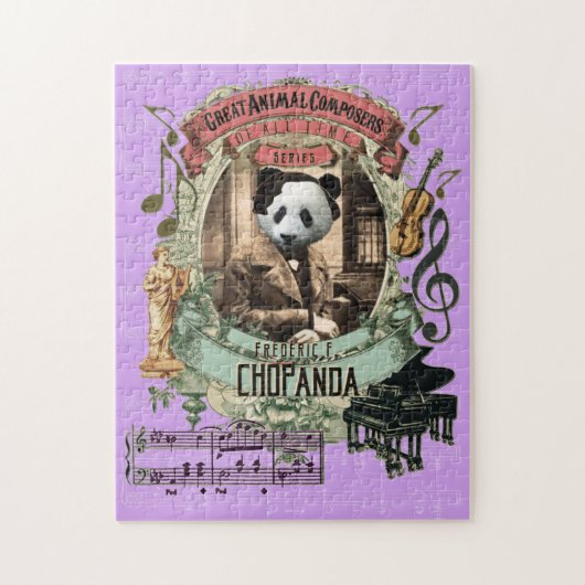 Puzzle Grande parodie animale Chopin de compositeur de (Vertical)