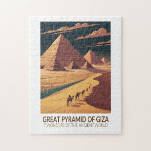 Puzzle Grande Pyramide de Gizeh Sept Merveilles du Monde
