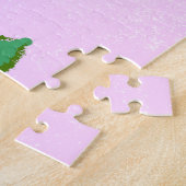 Puzzle Grande Rose Rouge (Côté)