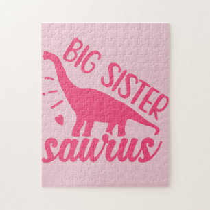Puzzle Grande soeur Saurus en rose