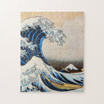 Puzzle Grande vague, Hokusai, Ukiyo-e<br><div class="desc">Katsushika Hokusai (octobre ou novembre 1760 - 10 mai 1849) était un artiste japonais, peintre ukiyo-e et graveur de la période Edo. À son époque, il était le principal expert du Japon en peinture chinoise. Né à Edo (maintenant Tokyo), Hokusai est plus connu comme auteur de la série d'imprimés de...</div>