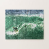 Puzzle Grande vague surfant (Horizontal)