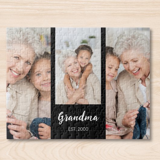 Puzzle Grandma Established Modern Script 3 Photo 