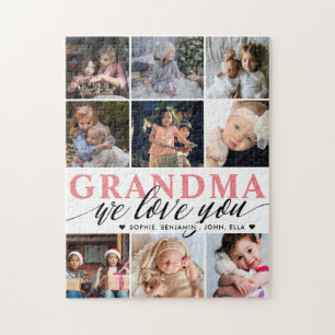 Puzzle Grandma We Love You Photo Collage