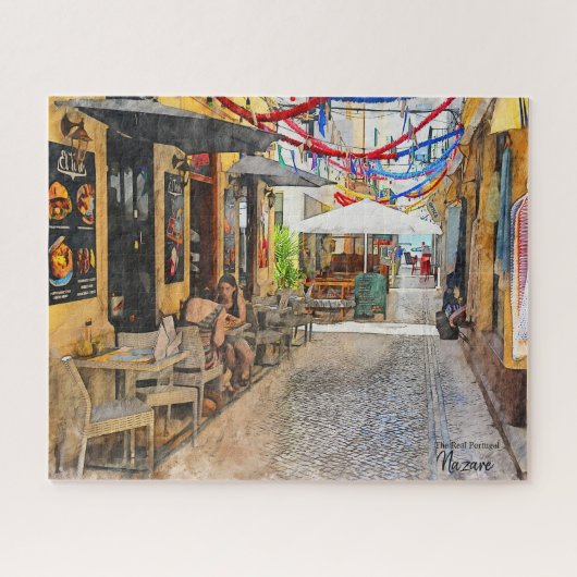 Puzzle Grands Conversations à Nazare, Portugal (Horizontal)