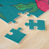 Puzzle Granes Peonies : Graphiques floraux Vintages (Côté)