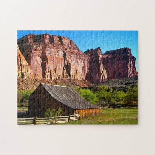 Puzzle Grange de montagne de l'Utah. (Horizontal)