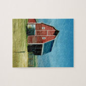 Puzzle Grange rouge (Horizontal)