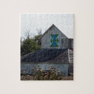Puzzle Grange rurale de l'Iowa avec un édredon