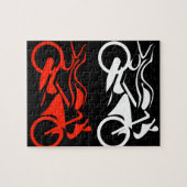 Puzzle Graphique artistique de motocyclette (Horizontal)