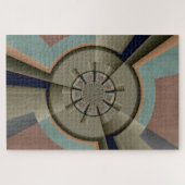 Puzzle Graphique d'art fractal de l'harmonie des couleurs (Horizontal)