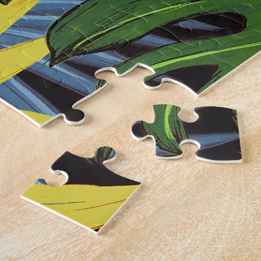 Puzzle Graphique de fleur d'Aloha de Hawaii tropical (Côté)