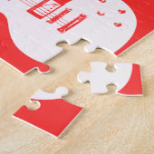 Puzzle Graphique de guitares électriques en blanc (Côté)