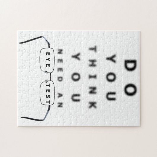 Puzzle Graphique des tests de vue (Horizontal)
