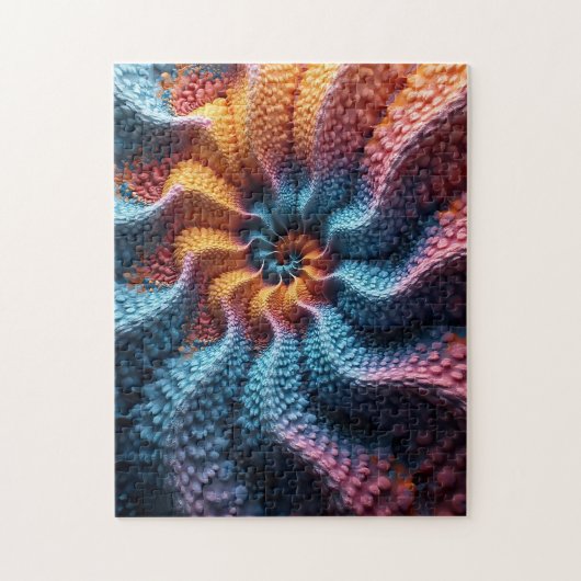 Puzzle Graphique en mouvement spirale Pastel infinity (Vertical)
