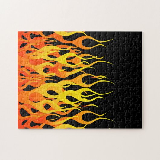 Puzzle Graphique Flames Hot Racing (Horizontal)