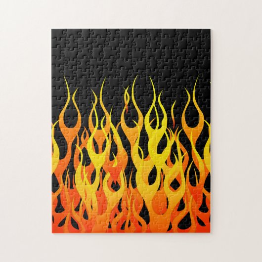 Puzzle Graphique Flames Hot Racing (Vertical)