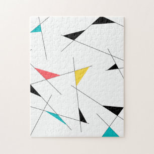 Puzzle Graphique géométrique moderne, tendance, simple et