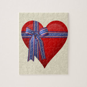 Puzzle Graphique Patriotic Heart