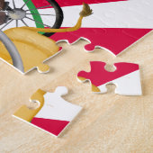 Puzzle Graphisme mignon Cirque Animal Couleurs primaires (Côté)