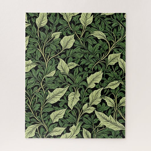 Puzzle Grappe de vignes dans des nuances de vert (Vertical)