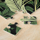 Puzzle Grappe de vignes dans des nuances de vert (Côté)