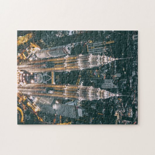 Puzzle Gratte-ciel d'architecture moderne en Asie (Horizontal)