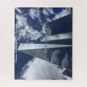 Puzzle Gratte-ciel de New York.Salutations de Noël (Vertical)