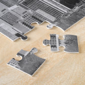 Puzzle Gratte-ciel de Philly noirs et blancs (Côté)