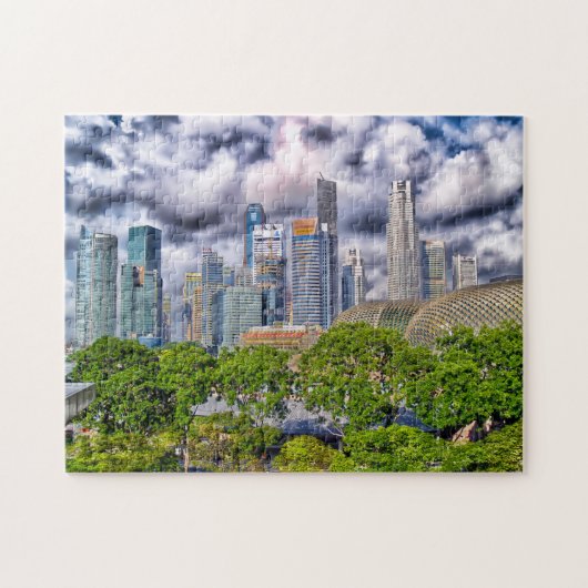 Puzzle Gratte-ciel de Singapour . (Horizontal)