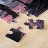 Puzzle Graveyard gothique sous Pleine lune (Côté)