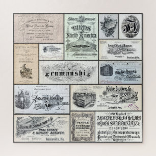 PUZZLE GRAVINES ANCIENNES ET EXEMPLES DE TYPES