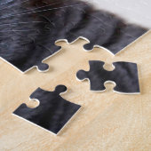 Puzzle Gray cat yellow (Côté)