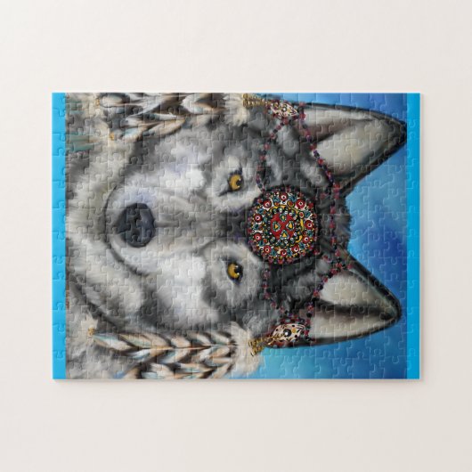 PUZZLE GRAY WOLF (Horizontal)