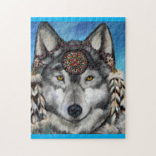 PUZZLE GRAY WOLF