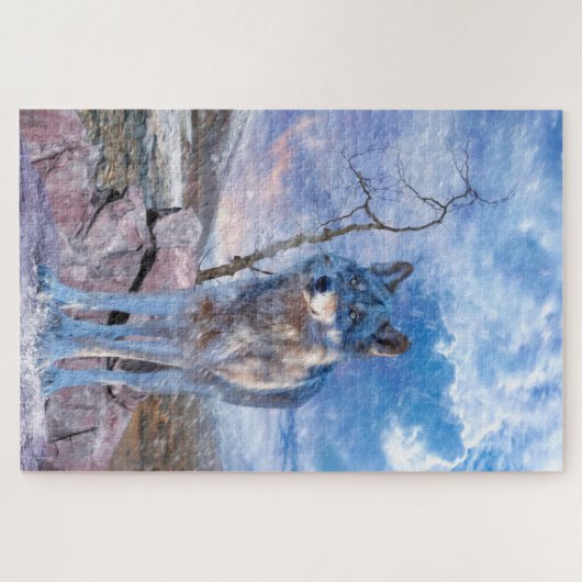 Puzzle Gray Wolf RÉPONSE À L'APPEL (Horizontal)