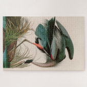 Puzzle Great Blue Heron Birds of America Audubon Imprimer (Horizontal)