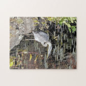 Puzzle Great Blue Heron Fishing (Horizontal)